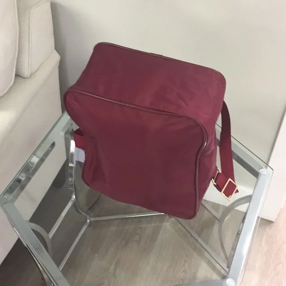 Vintage Samsonite "Port of Entry 1" 2 pc. Burgundy Luggage Set 1980's Ca… - Picture 10 of 16